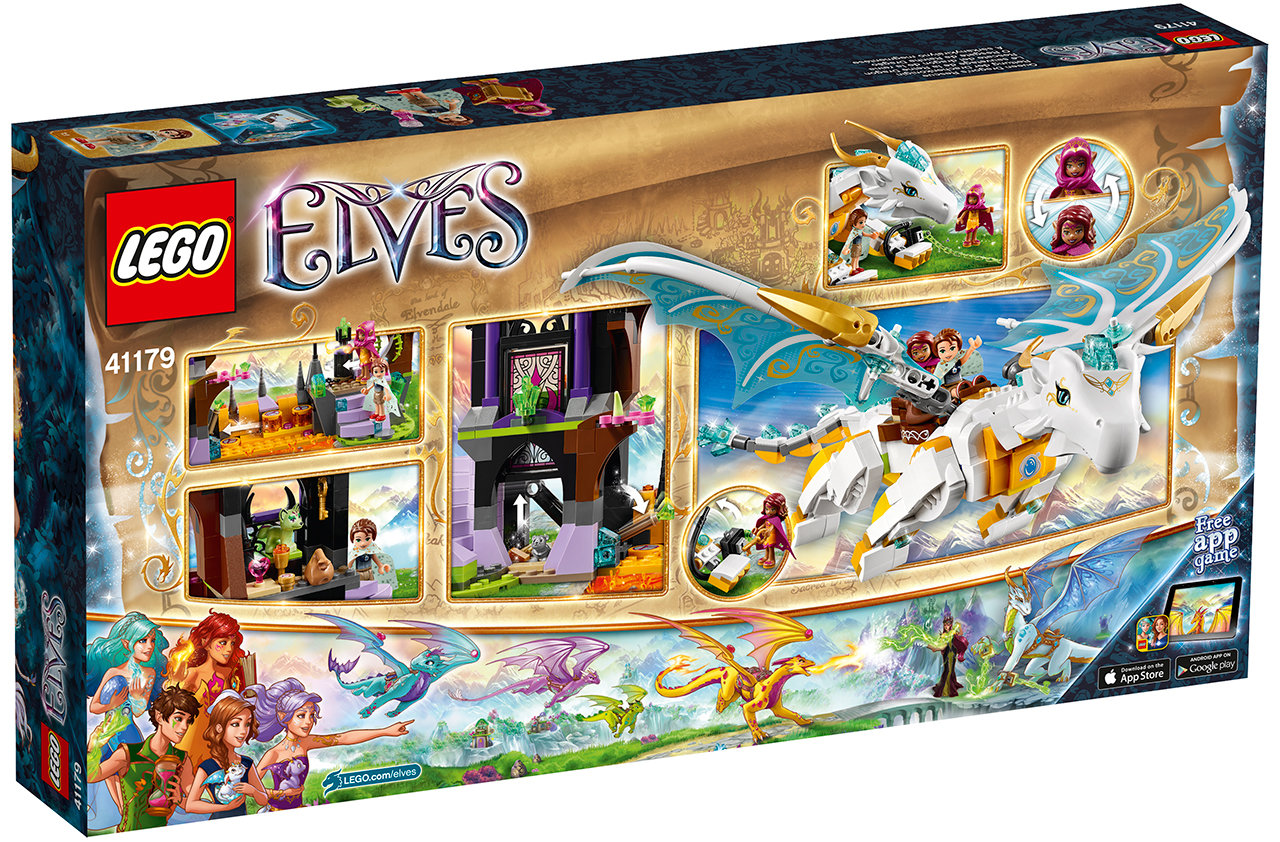 Lego Elves. Лего Эльфы. Спасение Королевы Драконов  